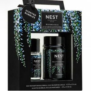 NEST Wisteria Blue Roller and Scented Bubbles NIB